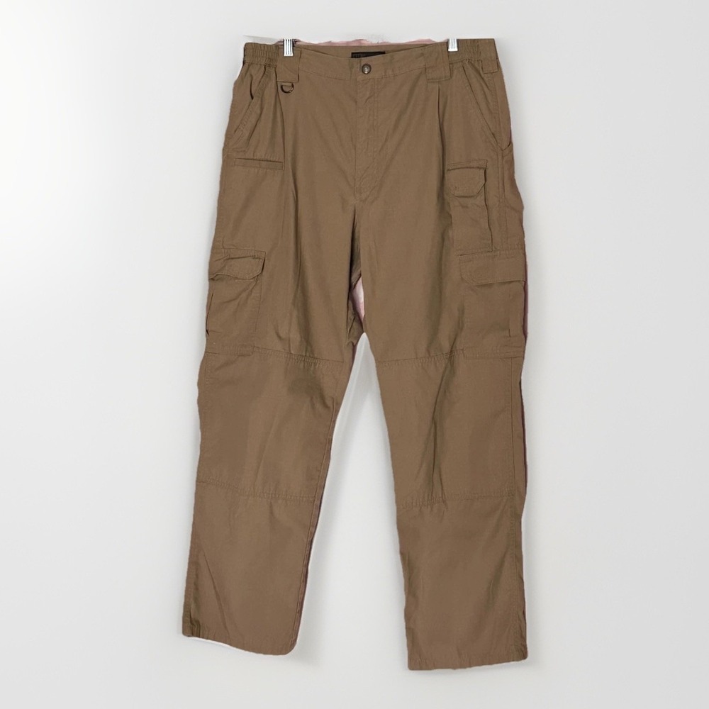 5.11 Tactical Taclite Pro Ripstop Pants Men's 38x32 Beige Workwear Utility